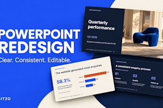redesign your business presentation into editable powerpoint slides