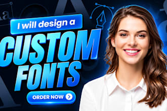 make custom fonts typography in ttf or otf for your brand