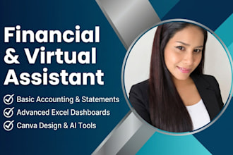 asistente virtual y experta en finanzas