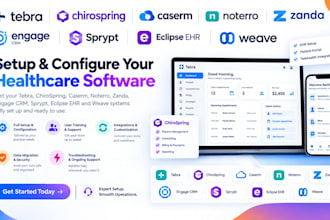 setup tebra chirospring caserm noterro zanda engage crm sprypt eclipse ehr weave