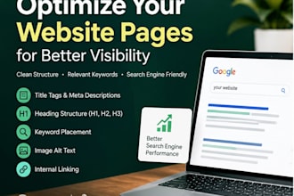 optimize your website pages with on page SEO