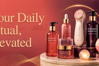 design shopify beauty skincare store