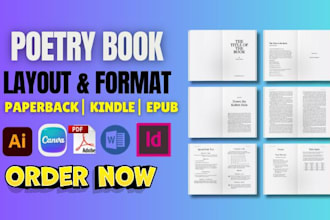 layout and format your poetry book for print and ebook