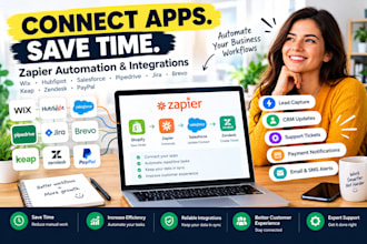 zapier automate wix hubspot salesforce pipedrive jira brevo keap zendesk paypal