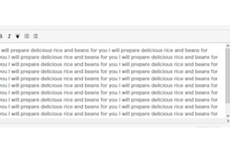 prepare delicious rice and beans for you