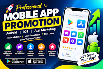 mobile app install app rating review with real installs and app promotion