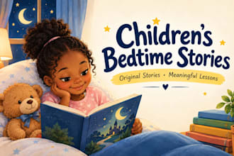 write original bedtime stories for children with moral lessons