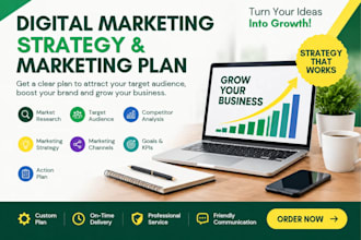 create a digital marketing strategy and marketing plan
