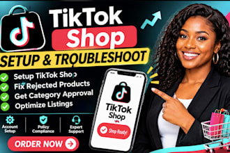 setup tiktok shop fix tiktok shop rejected product tiktok shop category approval