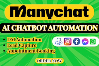 build a manychat ai chatbot for lead generation