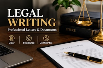 write professional legal letters and formal legal documents