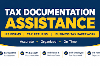 assist with tax documentation, irs forms, tax returns