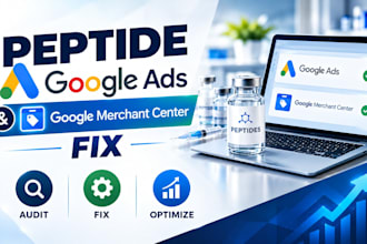 fix peptide google ads disapproval and peptide merchant center issues