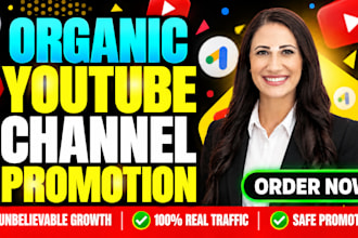 do youtube organic views and channel promotion through google ads
