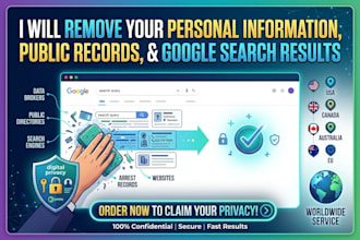 remove your personal information, public records, and google search results