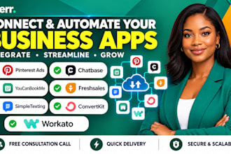 pinterest ads chatbase youcanbook me freshsales simpletexting convertkit workato