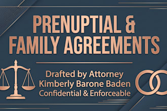 draft prenuptial agreement, separation, cohabitation and family contract