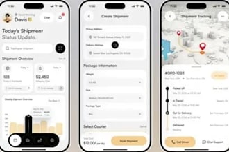 build delivery dispatch courier logistics app driver tracking order management
