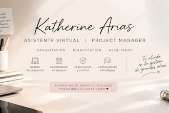 be your professional virtual assistant, project manager, and notion exper