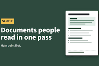rewrite your business document in plain english