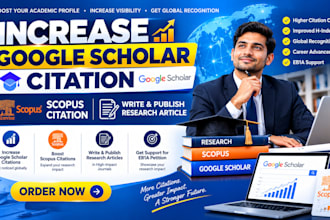increase google scholar, scopus citation, write and publish research article