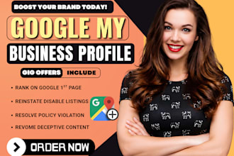 do google my business profile gmb ranking optimize local SEO gbp verification