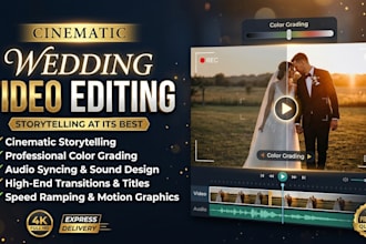 do wedding video editing
