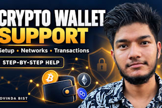 help troubleshoot crypto wallets and transaction issues