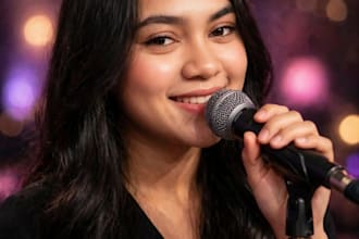 sing pop, ballad and wedding songs for you