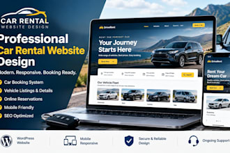 design car rental and vehicle booking websites with online reservations