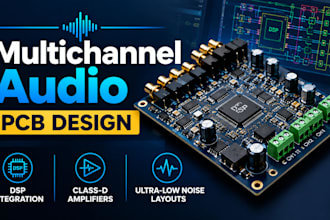 design custom audio mixer and dsp pcbs
