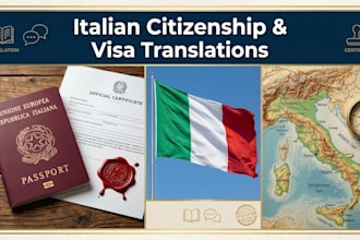 translate your documents for italian citizenship and visas