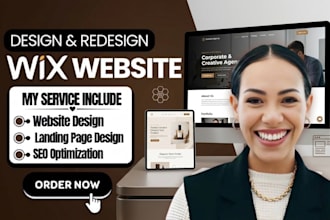do wix website design, redesign wix yoga fitness gym wellness coach landing page