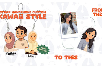craft a custom keychain or phone strap from your photo