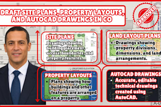 do site plans, property layouts, and autocad drawings in co