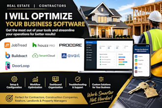 optimize jobtread houzz pro procore buildxact tenantcloud avail doorloop