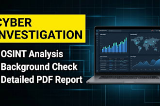 do professional osint investigation and cyber threat intelligence