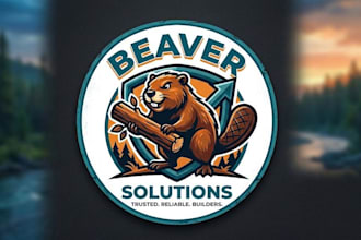create eye catching beaver logo conversion