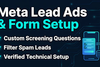 set up meta lead ads with qualification forms and make automation