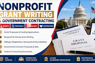 write nonprofit grant proposals, funding proposals for charities organizations