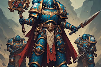 create warhammer 40k art