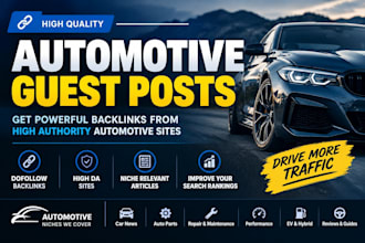 publish an automotive guest post on a high da car blog