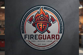 design modern firefighter logo for firefighting brand