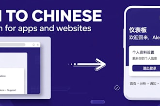 localize your app, website or product into native chinese
