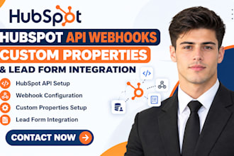 set hubspot API webhooks hubspot custom properties hubspot lead form integration