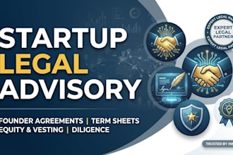 draft and review startup founder agreements and term sheets
