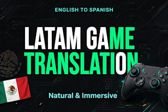 translate english to spanish for games and stories