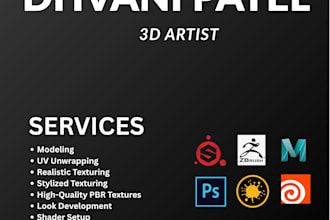 build a 3d model with textures