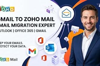 transfer emails from gmail outlook or office365 to zoho mail
