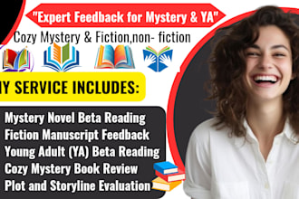 mystery beta reader, fiction beta reader, ya beta reader, cozy mystery, editing